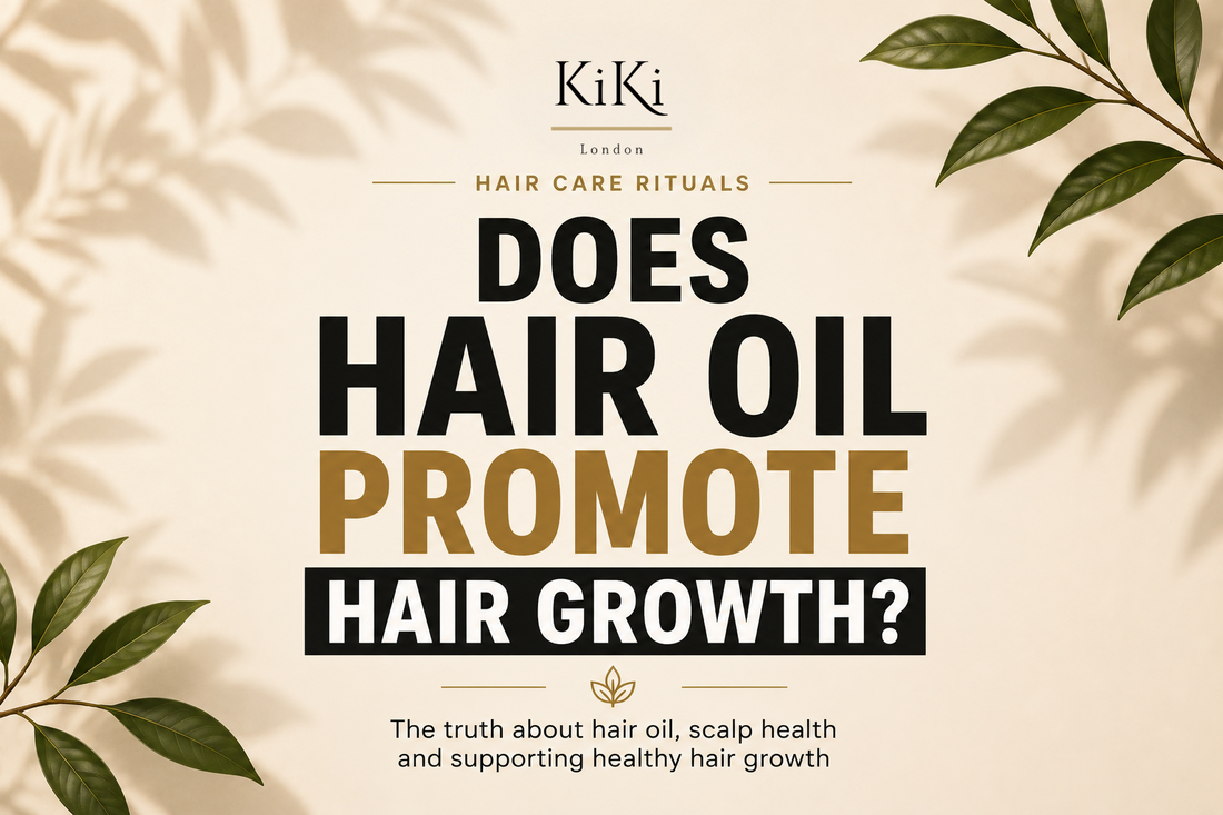 Image asking Does hair oil promote hair growth?