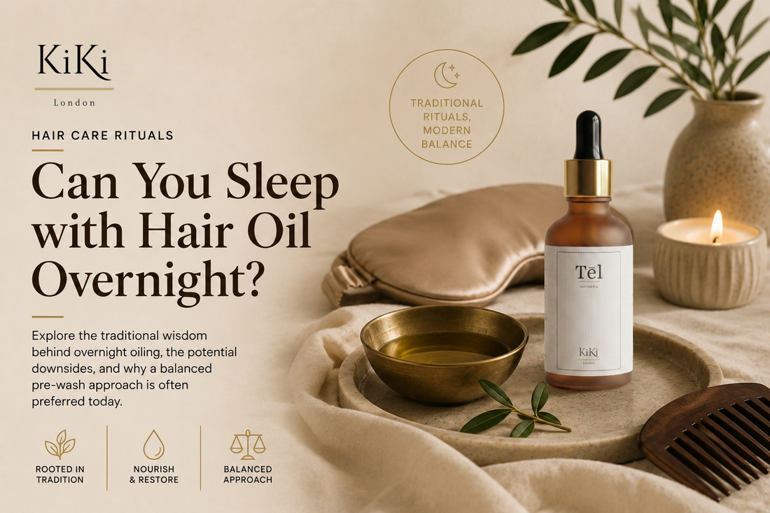 Can You Sleep with Hair Oil in Your Hair Overnight?