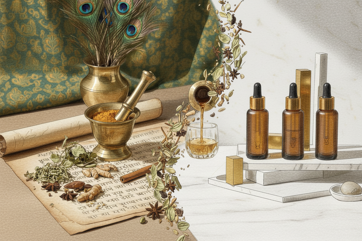East Meets West - Clean bottles with gold lids